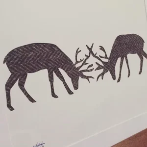 Stags rutting